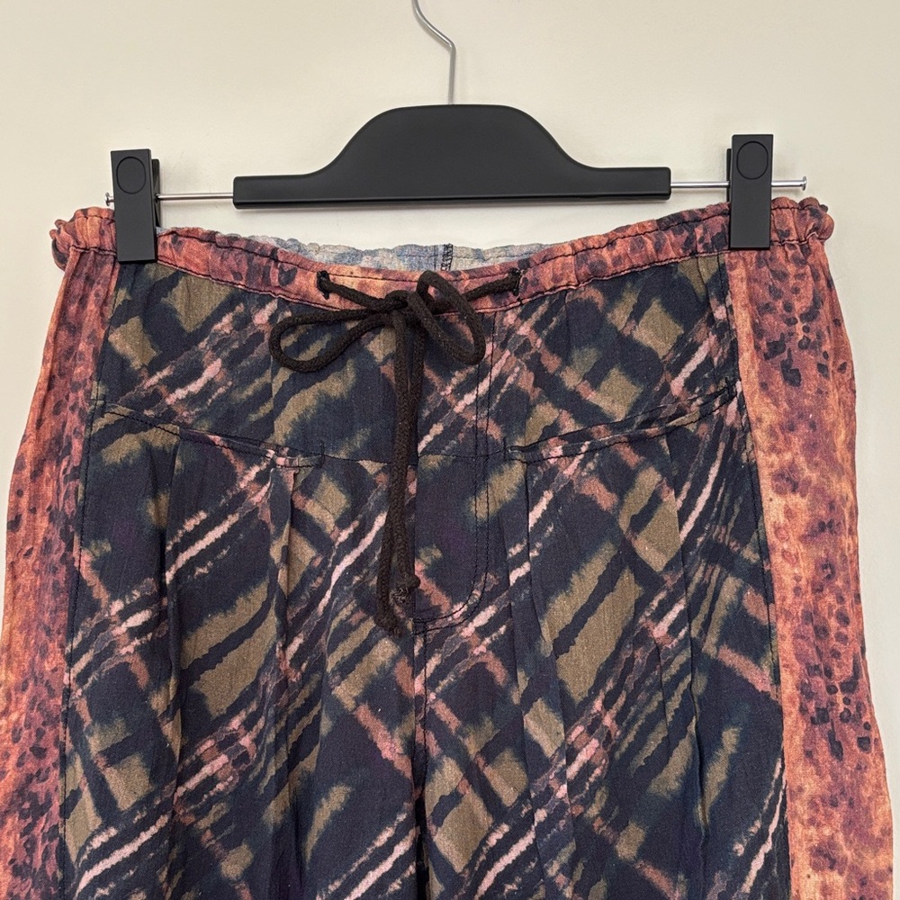 Free People NWT Patterned Pants Oversized XS - Picture 2 of 5